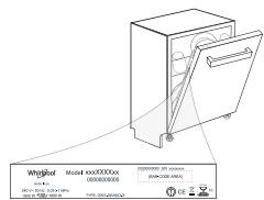 WHIRLPOOL WDBO3T341PX - This system regenerates itself with salt, therefore it is required to refill salt container when empty. - 2