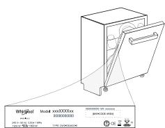 WHIRLPOOL WDBO3T341PX - A szabályzatok, a szabványos dokumentácio, a tartalekalkatrészek rendelése és a termékkel kapcsolatos további információk az alábbi elerhetőségeken találhatók: - 1