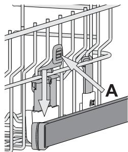 WHIRLPOOL WDBO3T341PX - ADJUSTING THE HEIGHT OF THE UPPER RACK - 1