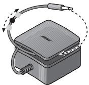 BOSE SOUNDLINK AIR RPLAY - Préparation de l'alimentation électrique avant un déplacement - 1