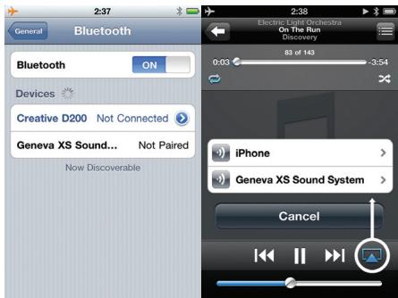 GENEVA GENXSC - Configuration initiale ("jumelage") avec iPhone® - 1