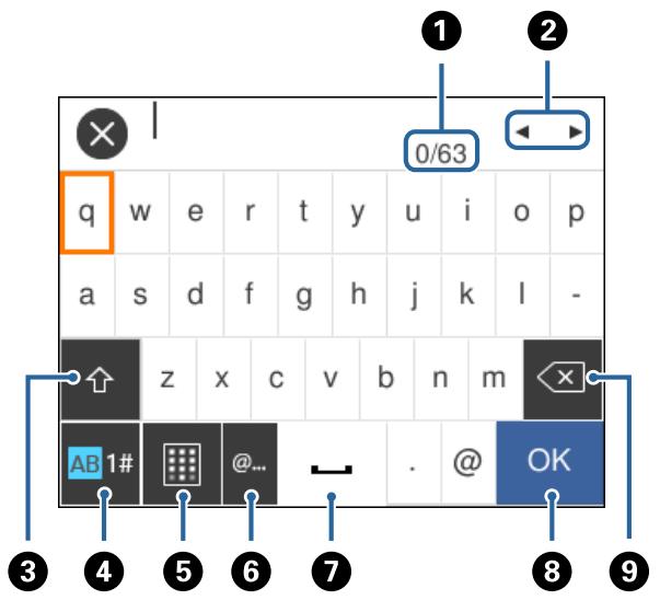 EPSON XP-6005 - Clavier à l'écran - 1