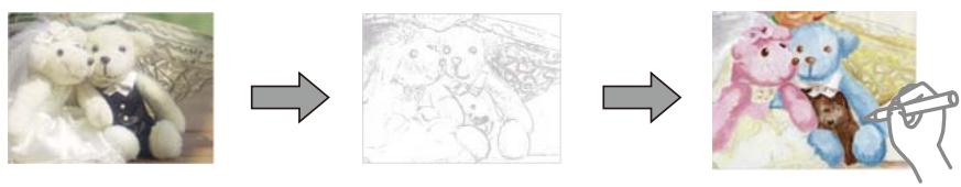 EPSON XP-6005 - Impression d'un livre de coloriage - 1