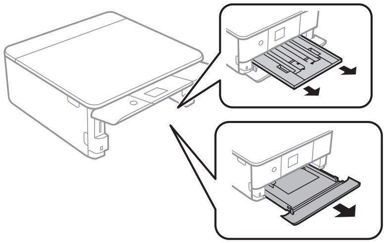 EPSON XP-6005 - Nettoyer le trajet du papier en cas de problèmes d'alimentation papier - 1