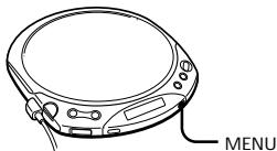 SONY DE 351 L BLEU - Sélection du mode de lecture - 1