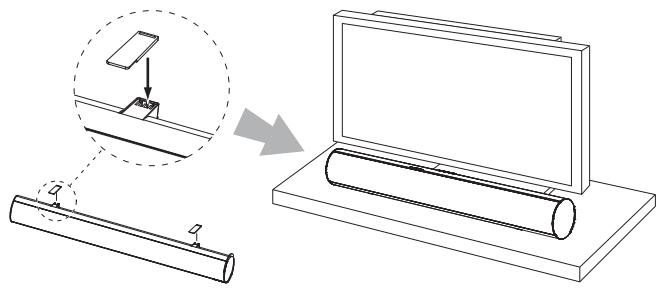HARMAN KARDON BDS-403 - Emplacement des enceintes avant gauche et avant droite - 1