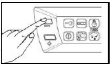 DE DIETRICH DKD 845 SC - TOUCHE DE SELECTION MODE - 1