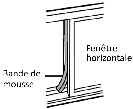 AERIAN AAC12KONNECT - Installer le tuyau d'évacuation sur la barre coulissant de fenêtre - 5