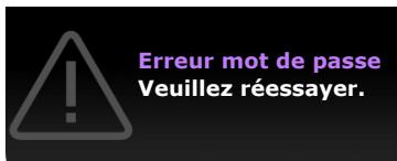 BENQ HCTK700 - Procedure de rappel de mot de passage - 1