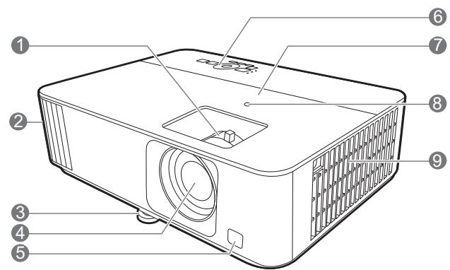 BENQ HCTK700 - Vue extérieure du projecteur - 1