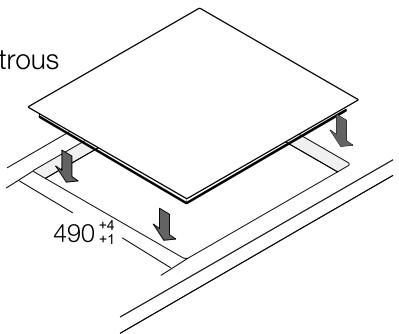 SAMSUNG Z63M3NM1BB/UR - Installer le plan de travail - 8