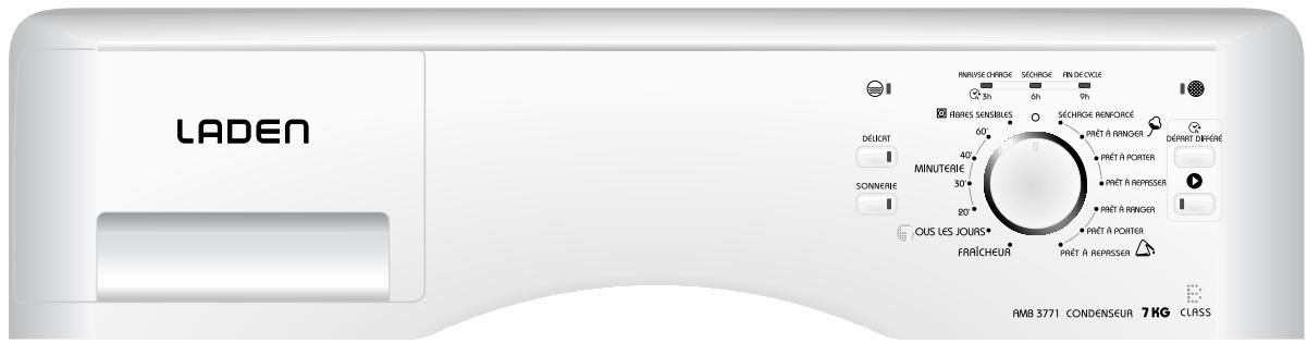 LADEN AMB 3771 BLANC - AMB 3771 Guide de consultation rapide - 1