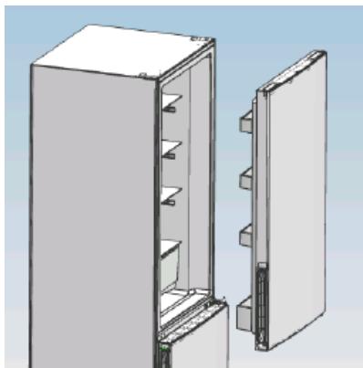 THOMSON CTH300W - INVERSION DU SENS DE LA PORTE - 4