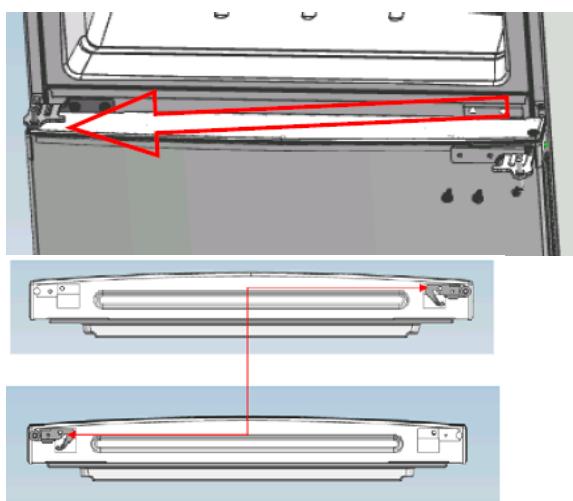 THOMSON CTH300W - INVERSION DU SENS DE LA PORTE - 11