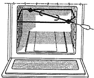 ARISTON C 346 GT - Le bouton d'allumage de I'éclairage du four (O) - 1
