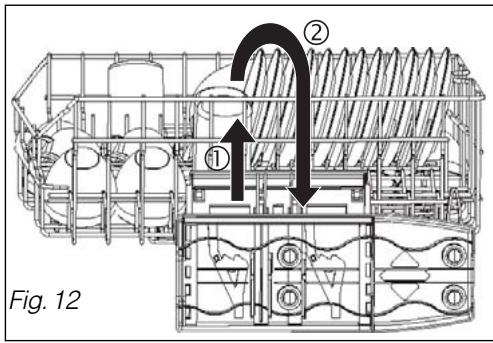 DE DIETRICH DVH 10847 - - Dans le panier inférieur - 1