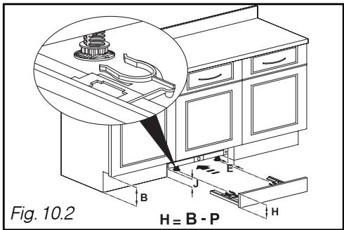 DE DIETRICH DVH 10847 - - REMONTAGE DE LA PLINTHE - 2