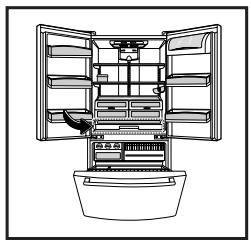 LG-GOLDSTAR GR-F2181JVKA - Positionnement du Contrôleur de température - 3