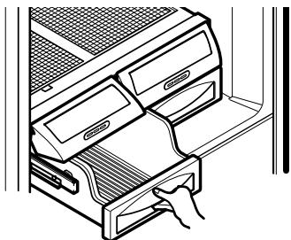 LG-GOLDSTAR GR-F2181JVKA - Pour enlever le bac à légumes: - 1