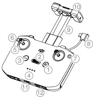 DARTY DJIDroneMini2 - Scheme de la radiocommande - 1