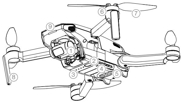 DARTY DJIDroneMini2 - Scheme de l'appareil - 1