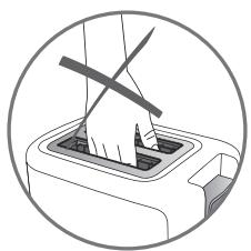MOULINEX TL176HOO - Automatic function to reheat bread - 62