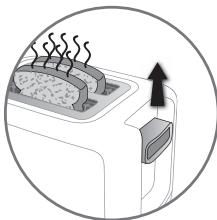 MOULINEX TL176HOO - Automatic function to reheat bread - 8