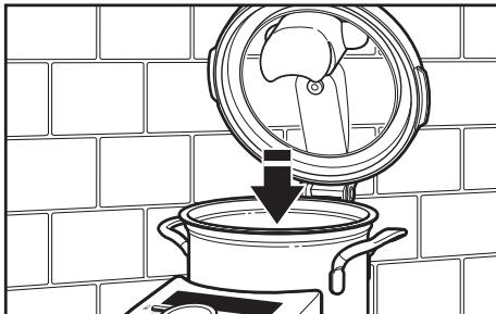 KITCHENAID 5KCFO103ECA - Utilisation du panier-vapeur interne rond - 4