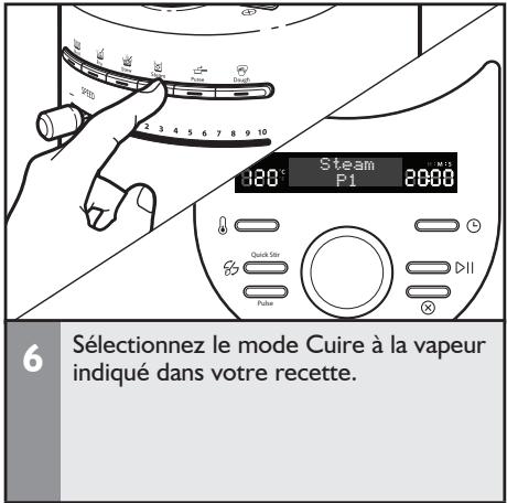 KITCHENAID 5KCFO103ECA - Utilisation des paniers-vapeur supérieur et/ou inférieur - 6