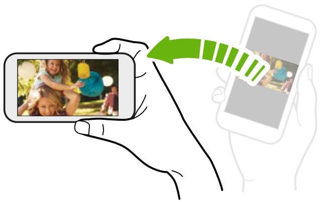 HTC ONE MINI 2 GREY - Faire pivoter votre HTC One mini 2 pour un meilleur affichage - 1