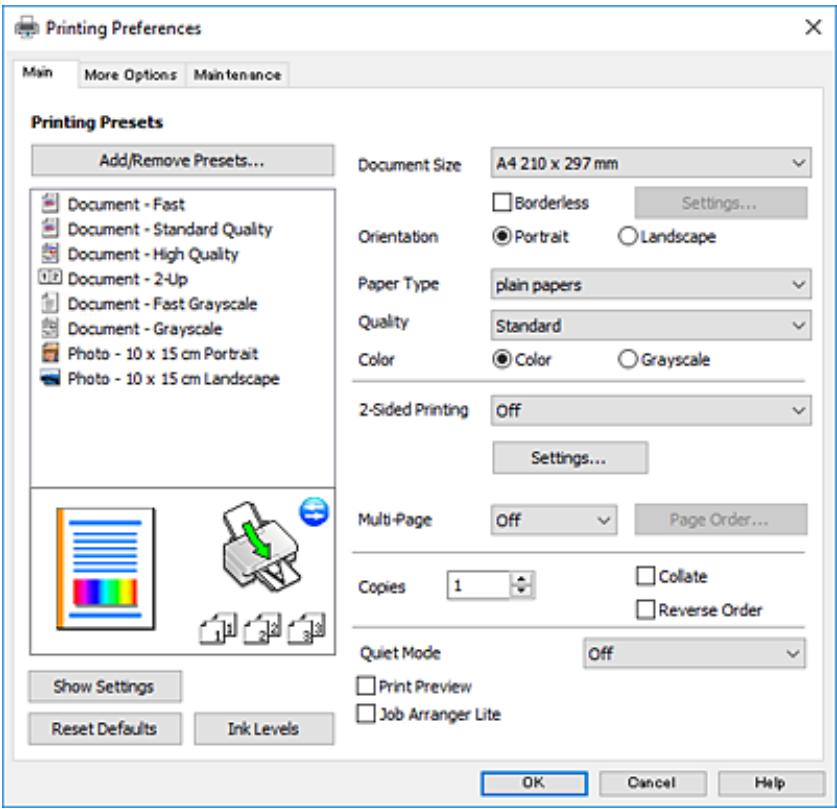EPSON XP-355 - Remarque: - 2
