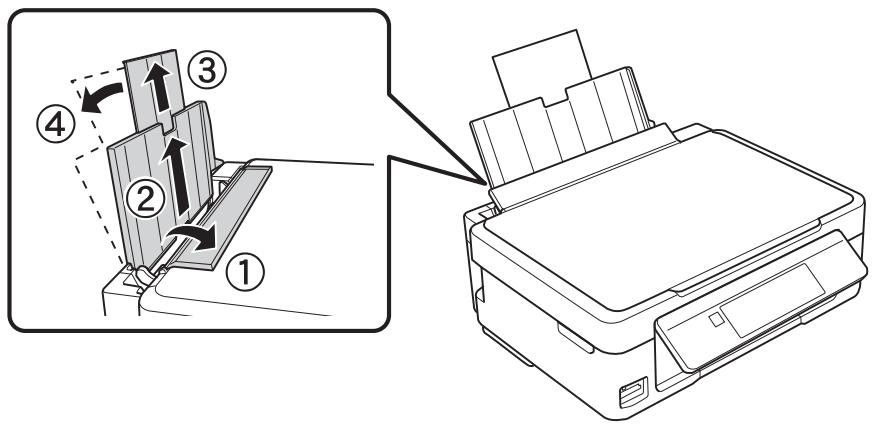 EPSON XP-355 - Chargement de papier dans le Alim. papier arrête - 1