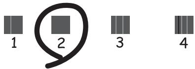 EPSON XP-355 - Alignment de la tête d'impression — Panneau de commande - 1