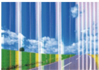 EPSON XP-355 - Apparition de bandes ou de couleurs inattendues - 1