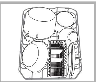ARISTON LV 460 IX BD-INOX - Exemples de chargement du panier inférieur - 2