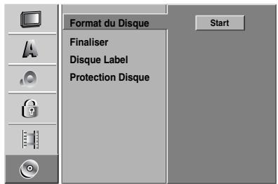 GOLDSTAR RH4820 - Format du Disque - 1