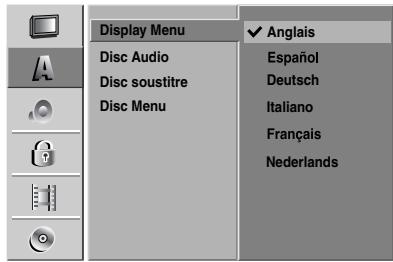 GOLDSTAR RH4820 - Menu Affichage - 1