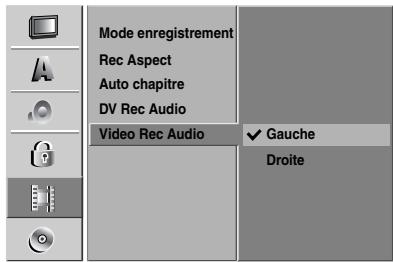 GOLDSTAR RH4820 - Audio de l'enregistrement Video - 1