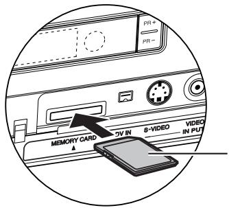 GOLDSTAR RH4820 - Mise en place/extraction d'une carte mémoire - 1