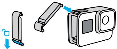 GOPRO HERO8BLACKHOLIDAYBUNDLE - RéINSTALLATION DE LA PORTE - 1