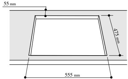 SCHOLTES T6641 ANTHRACITE - Encastrement - 2