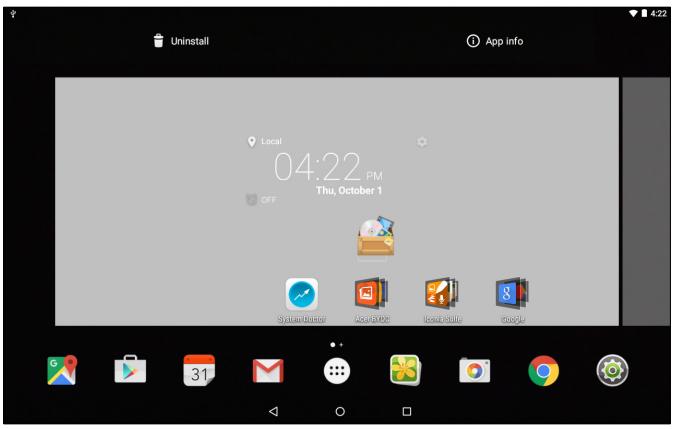 ACER B3-A20-H106 - Ajouter des applis à un écran d'accueil - 1