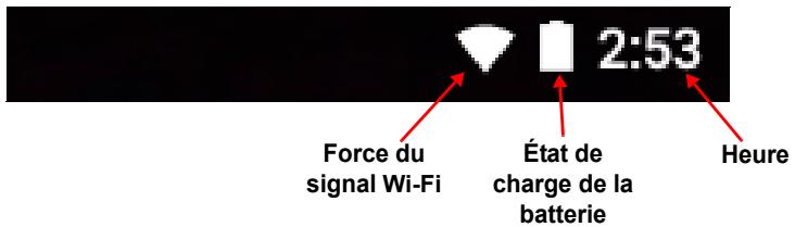 ACER B3-A20-H106 - Zone de statut et de notification - 1