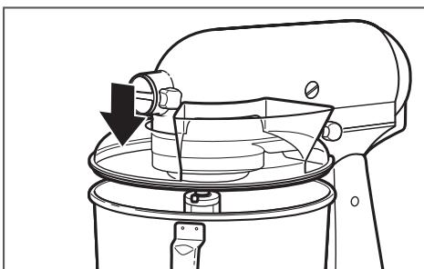 KITCHENAID SKSM175PSEBY - POSITIONNER/RETIRER LE COUVERCLE VERSEUR/PROTECTEUR\* - 2