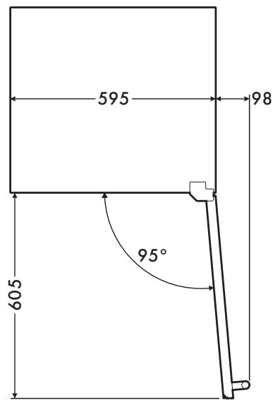 SMEG CVI138RS3 - Dimensions hors tout de I'appareil (mm) - 2