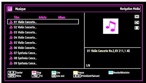 BRANDT B2213D - Afficher la musique via USB - 1