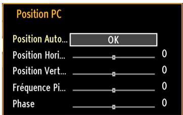 BRANDT B2213D - Réglages de l'image du PC - 1