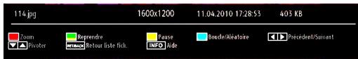 BRANDT B2213D - Options de diaporama - 1