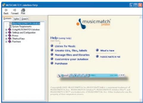 ARCHOS 102253V3 - Comment utiliser MUSICMATCH™ - 1