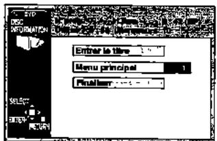 PANASONIC DMR-HS2 - Menu Supérieur—Selectionner l'image d'arrière plan - 2